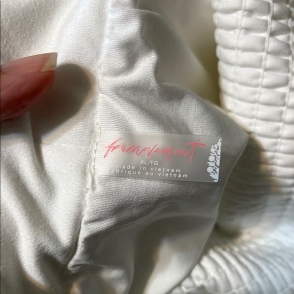 FP Movement by Free People Textured Ivory Romper - Picture 7 of 8